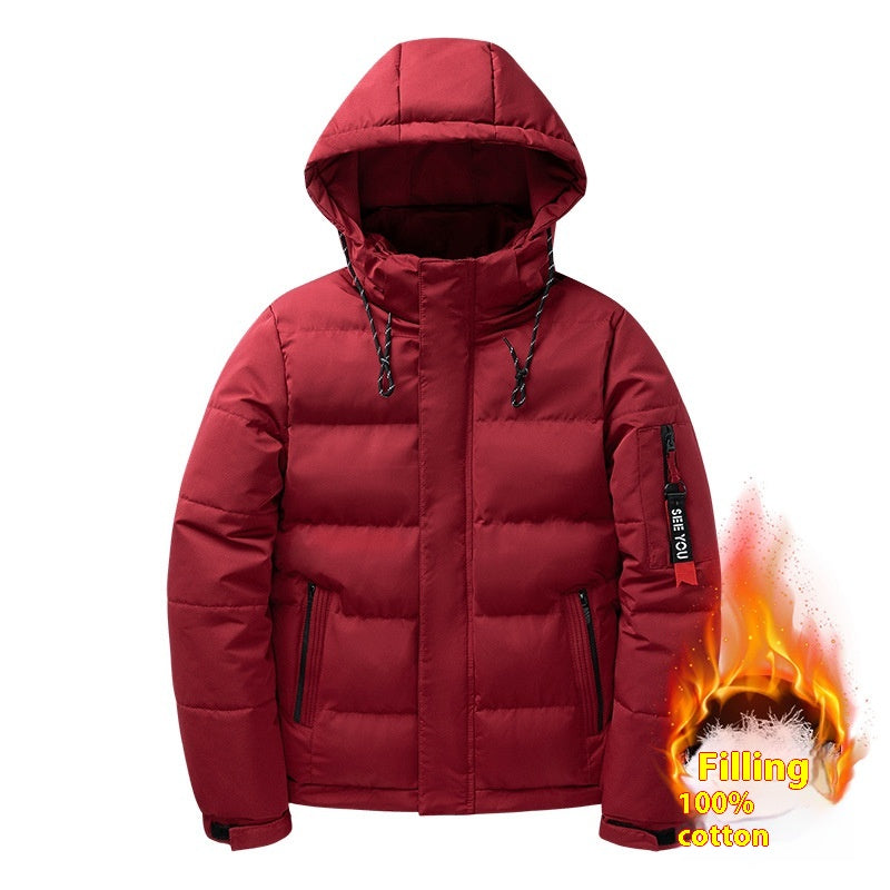 Herren-Parka aus Polyesterfaser, gefüttert – Bild 9 | LuxeStyle