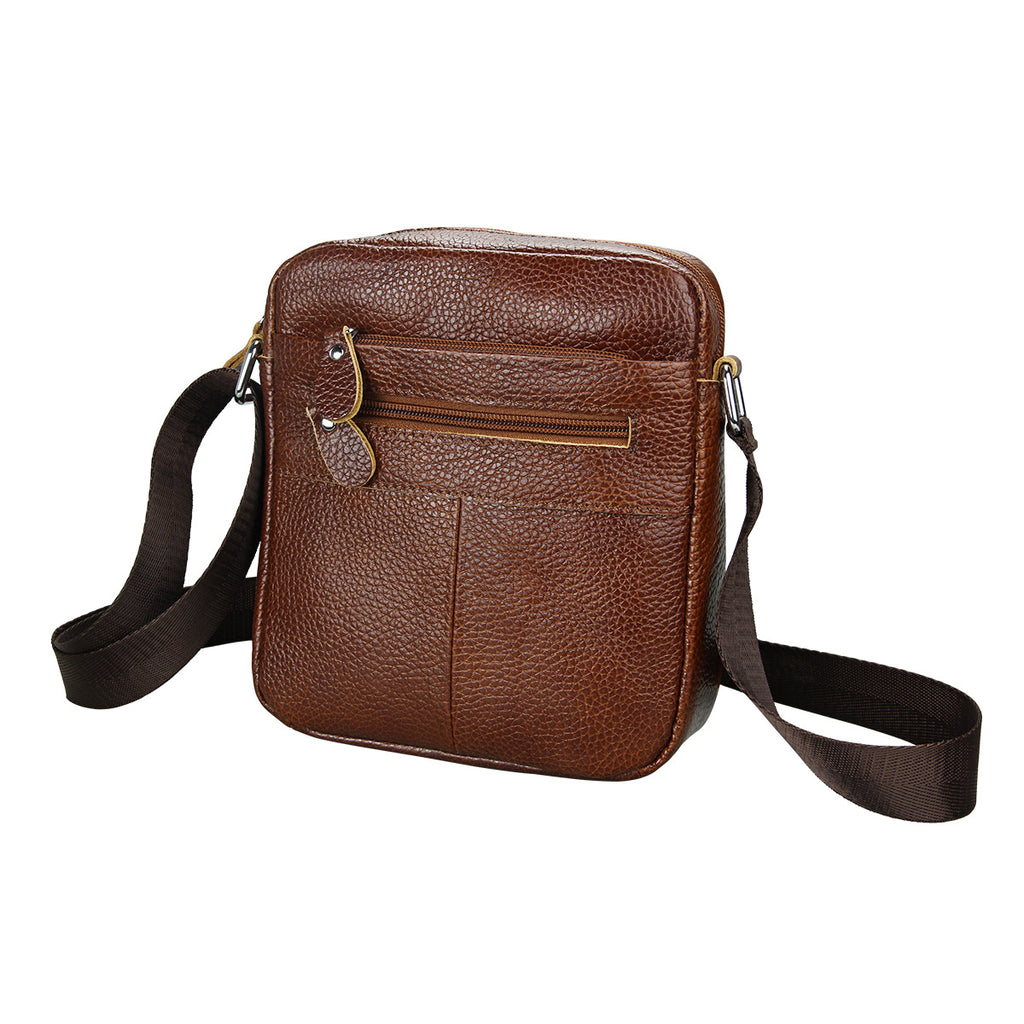 Genuine Leder Crossbody Umhängetasche für Herren – Bild 8 | LuxeStyle