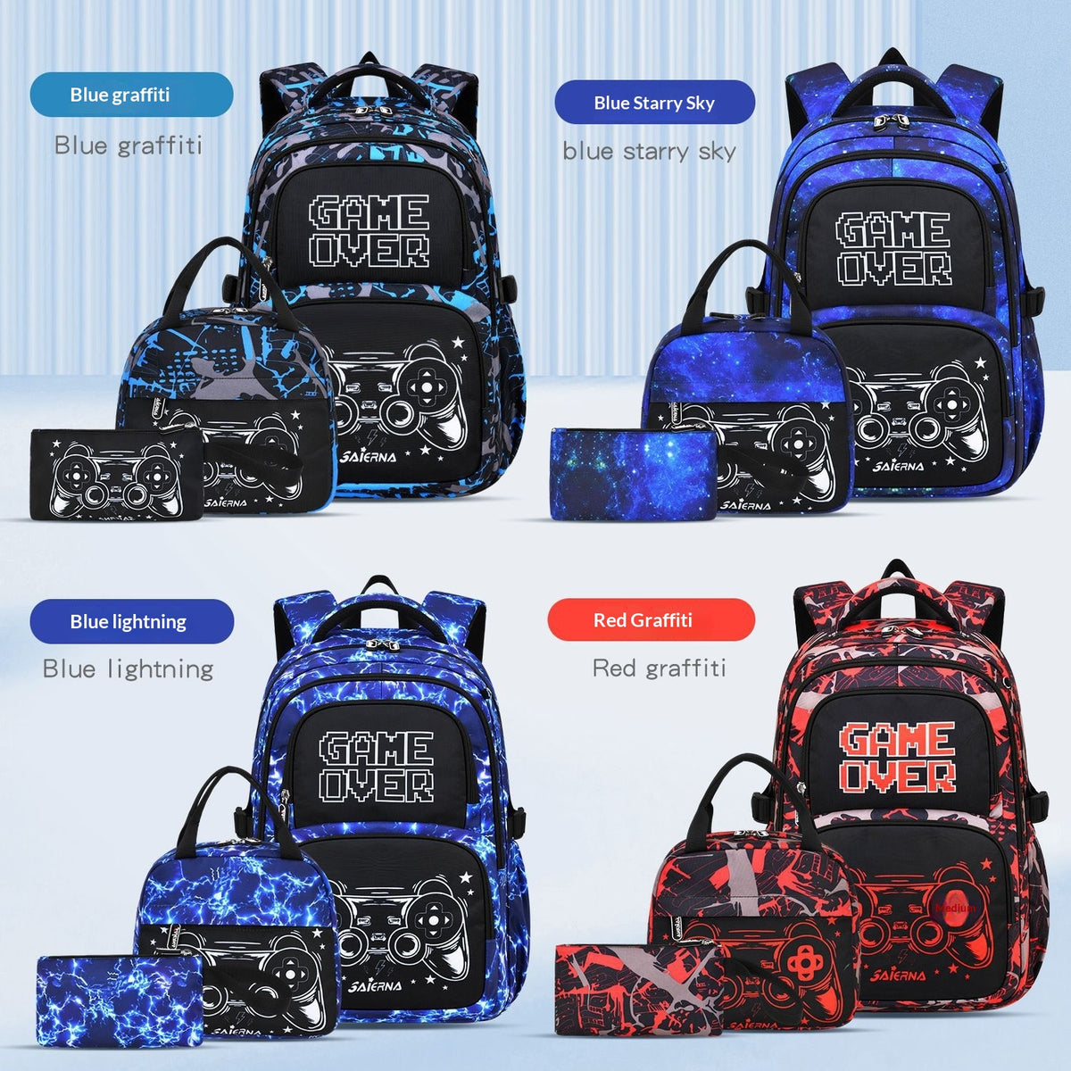 Kinderrucksack Set für 3.–4. Klasse – Bild 2 | LuxeStyle