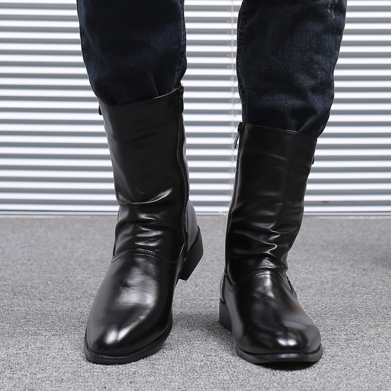 Spitze Lederstiefel für Herren