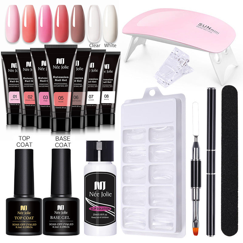 Crystal Quick-Dry Verlängerungsgel Set 15ml