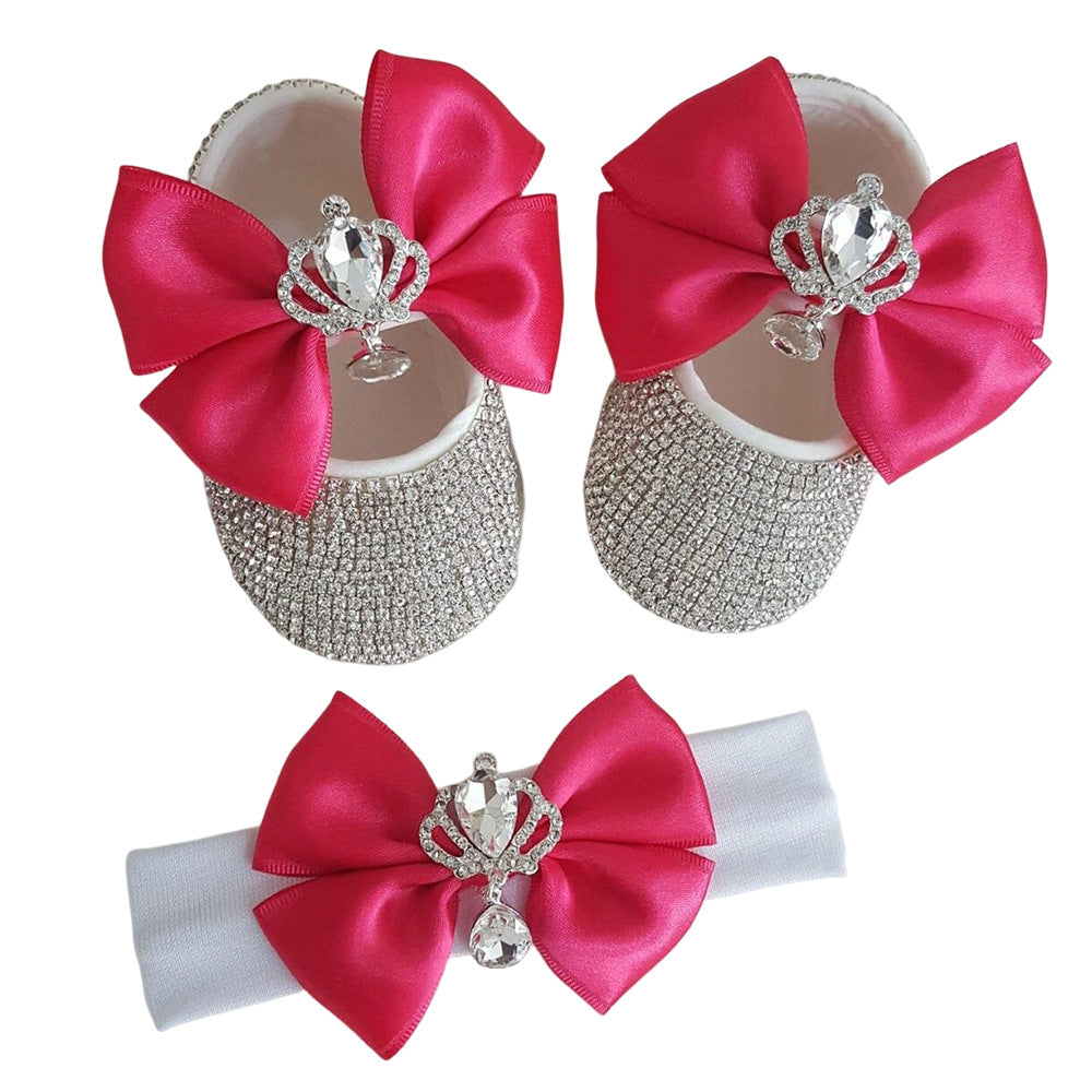 Babyschuhe mit weicher Sohle & Haube als Fotoprops