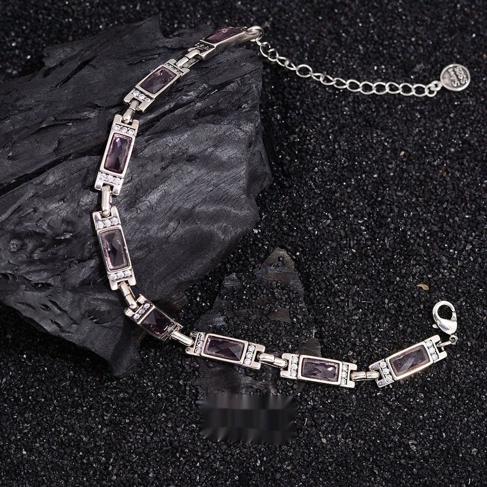 Kristall-Zirkon-Armband im Retro-Stil | LuxeStyle