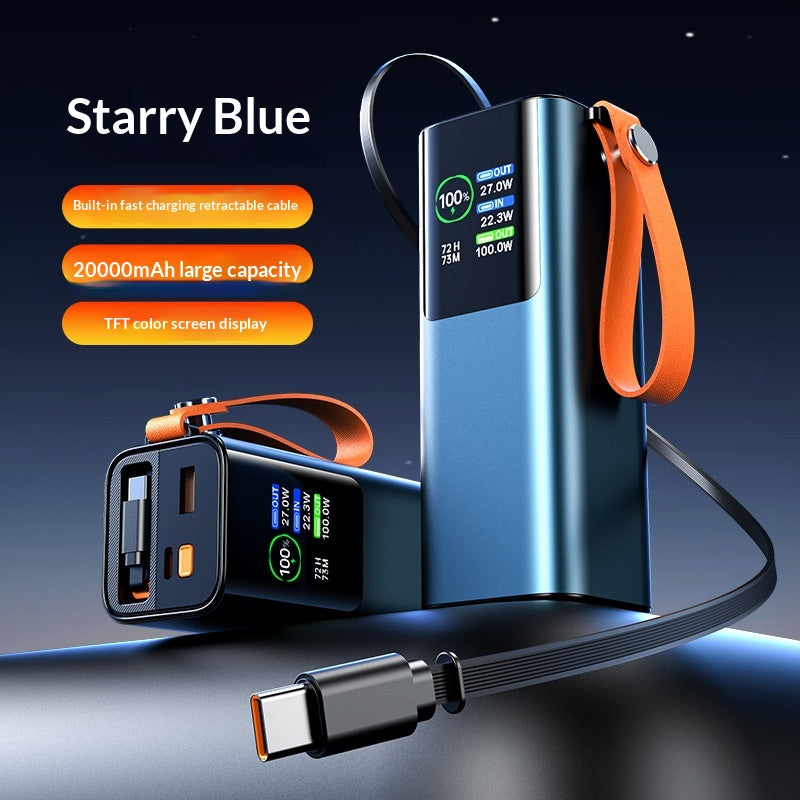 High-Power Powerbank mit Farbdisplay