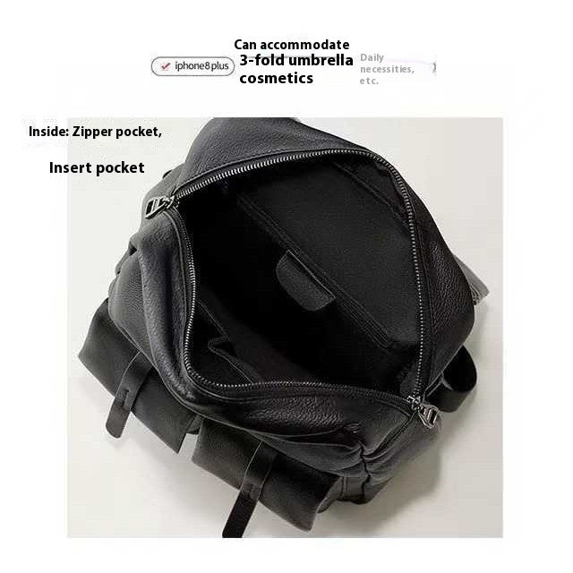 Rucksack mit grosser Kapazität – Schwarz – Bild 2 | LuxeStyle
