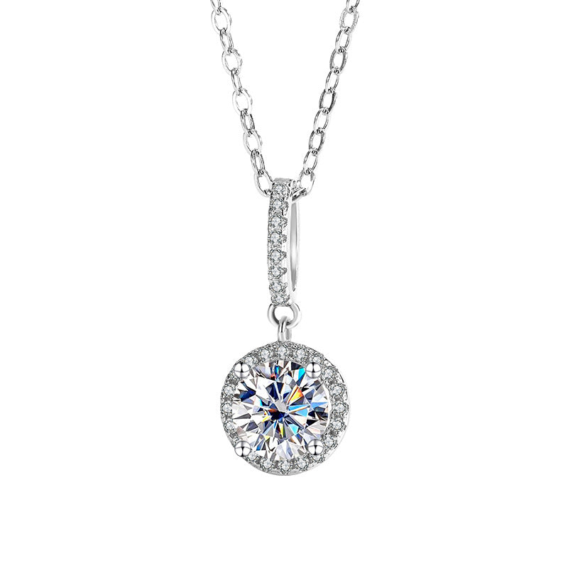 Edles Silber-Pendant mit Moissanit