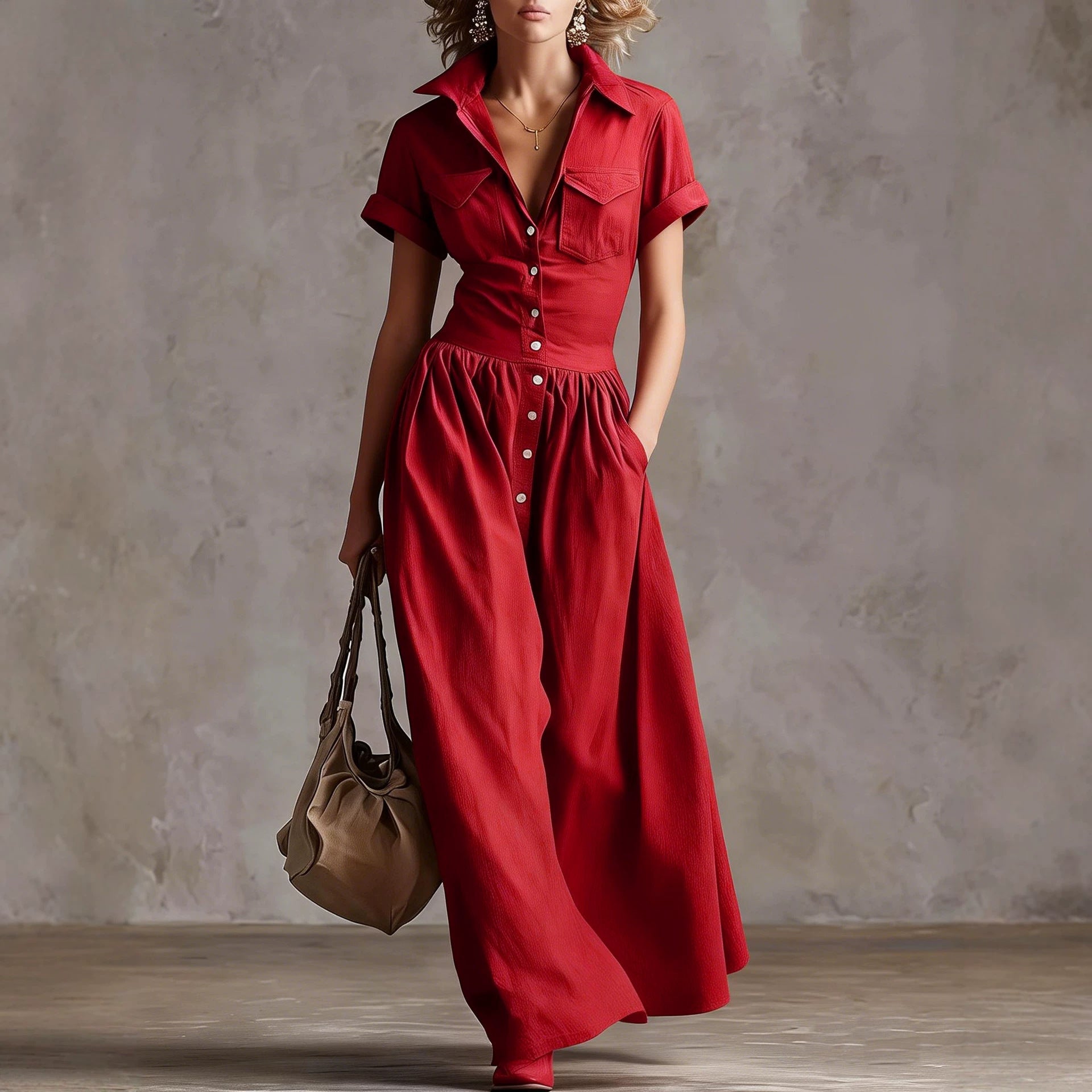 Sommerkleid «Savanna» – Western-Style Midi