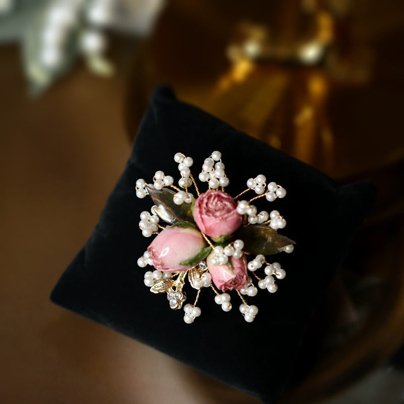 Vintage Blumenbrosche für Damen – Bild 5 | LuxeStyle