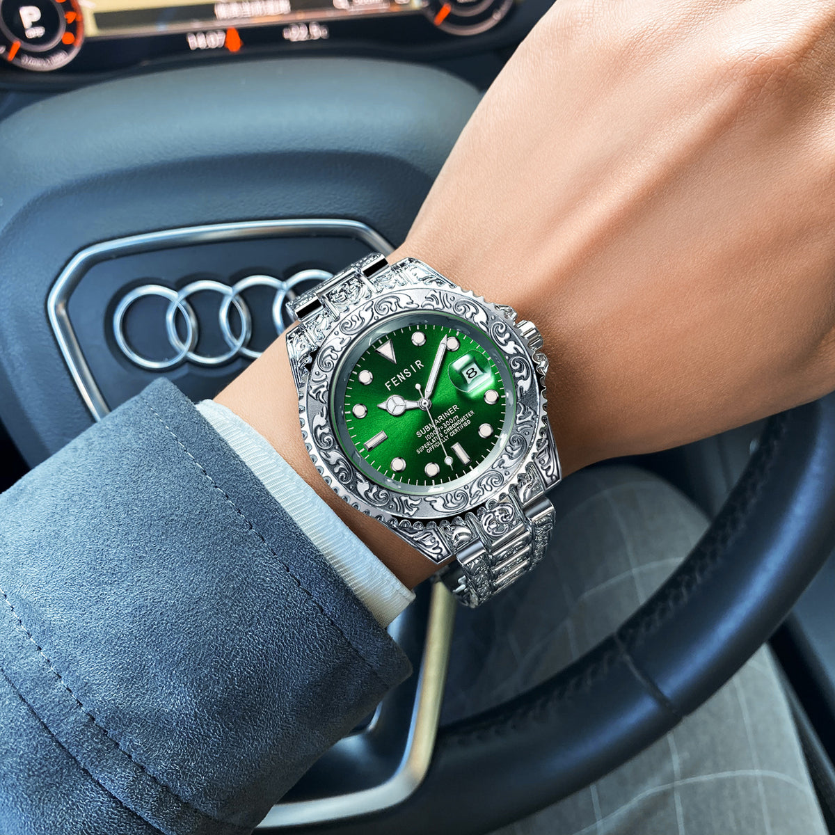 Wasserdichte Herrenuhr mit Quarzwerk – Bild 11 | LuxeStyle