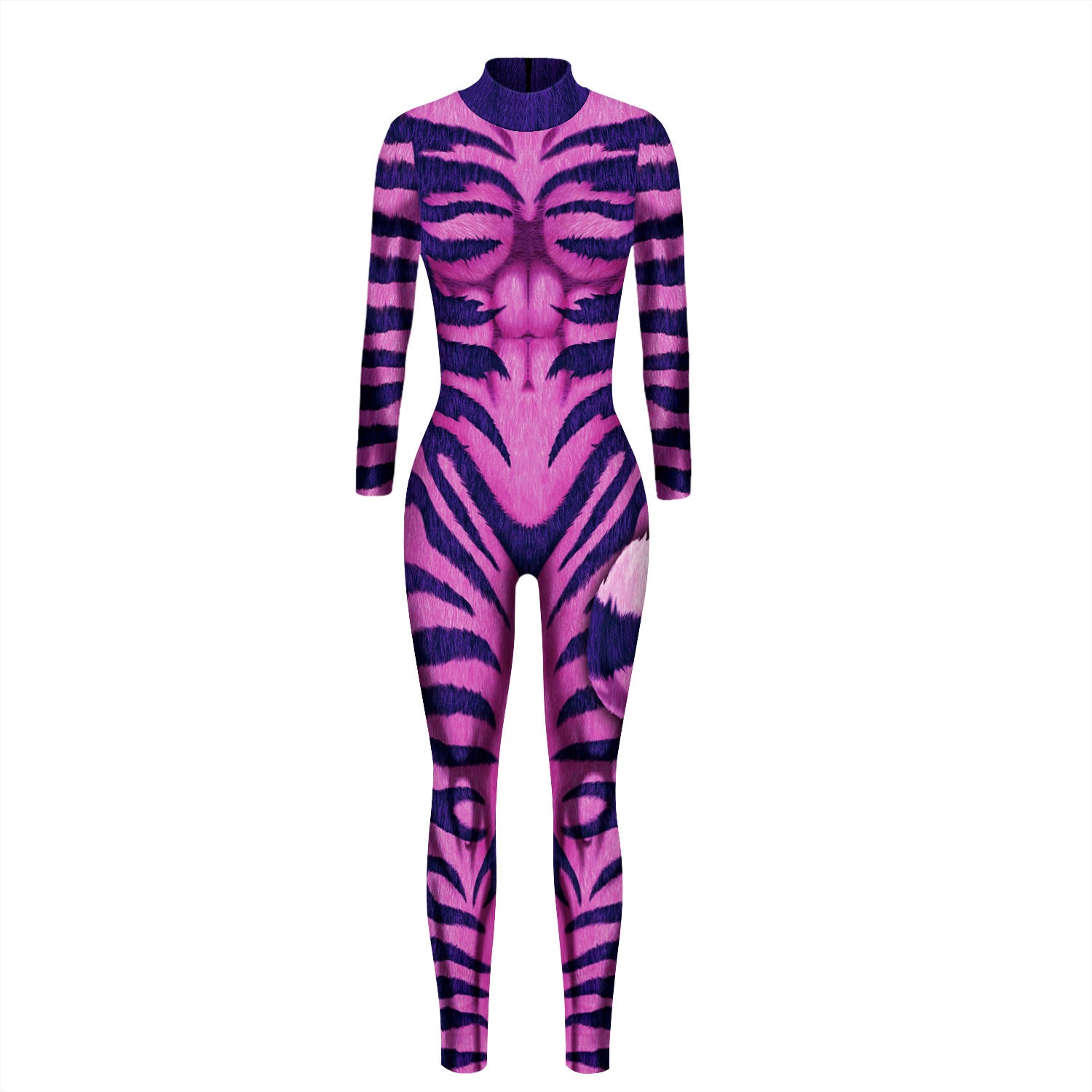 Skelett-Jumpsuit mit langen Ärmeln