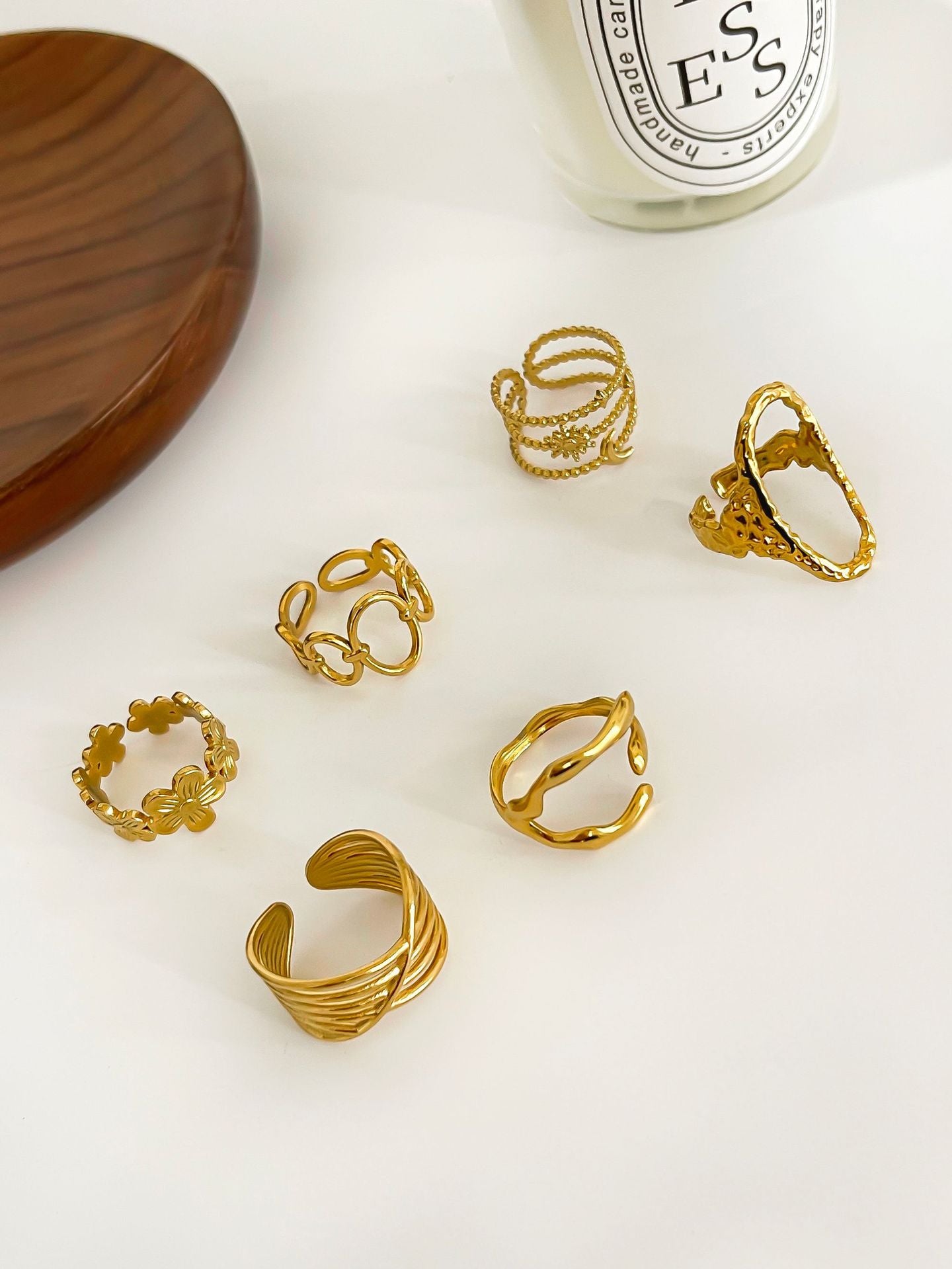 Wasserdichtes Ring-Set für Damen (6-teilig)