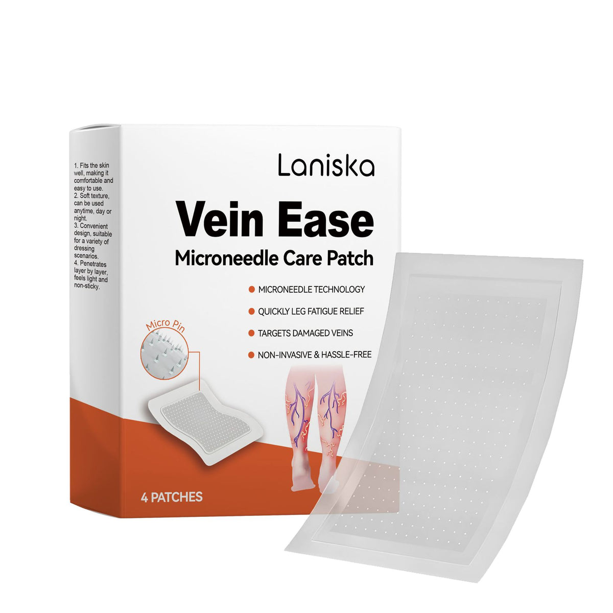 Laniska Beinpflege-Pflaster (4 Stk.) – Bild 5 | LuxeStyle