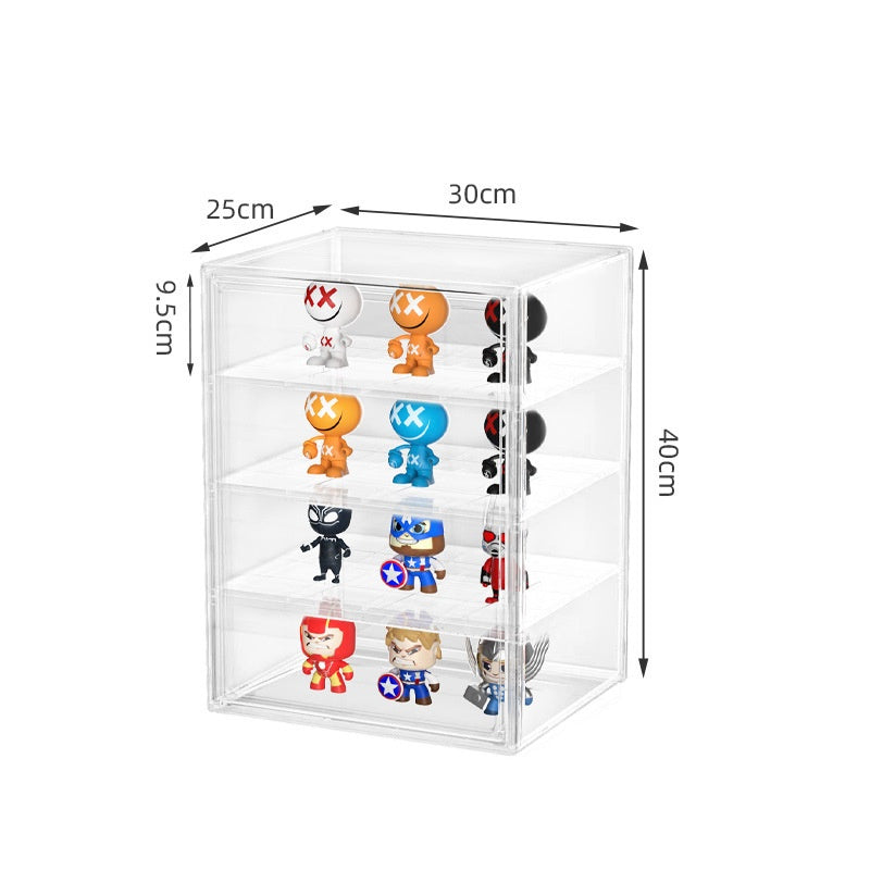 Staubdichte Aufbewahrungsbox aus transparentem Acryl – Bild 11 | LuxeStyle