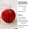 Kugelförmige Aromakerze für festliche Dekoration | LuxeStyle