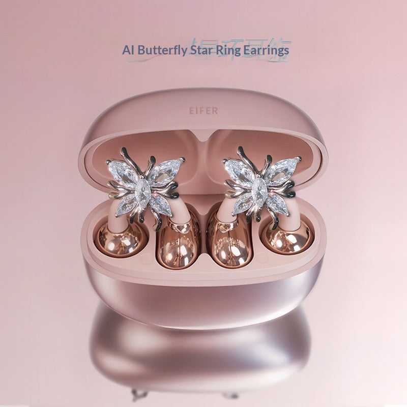 Bluetooth Earphones im Schmetterlings-Design