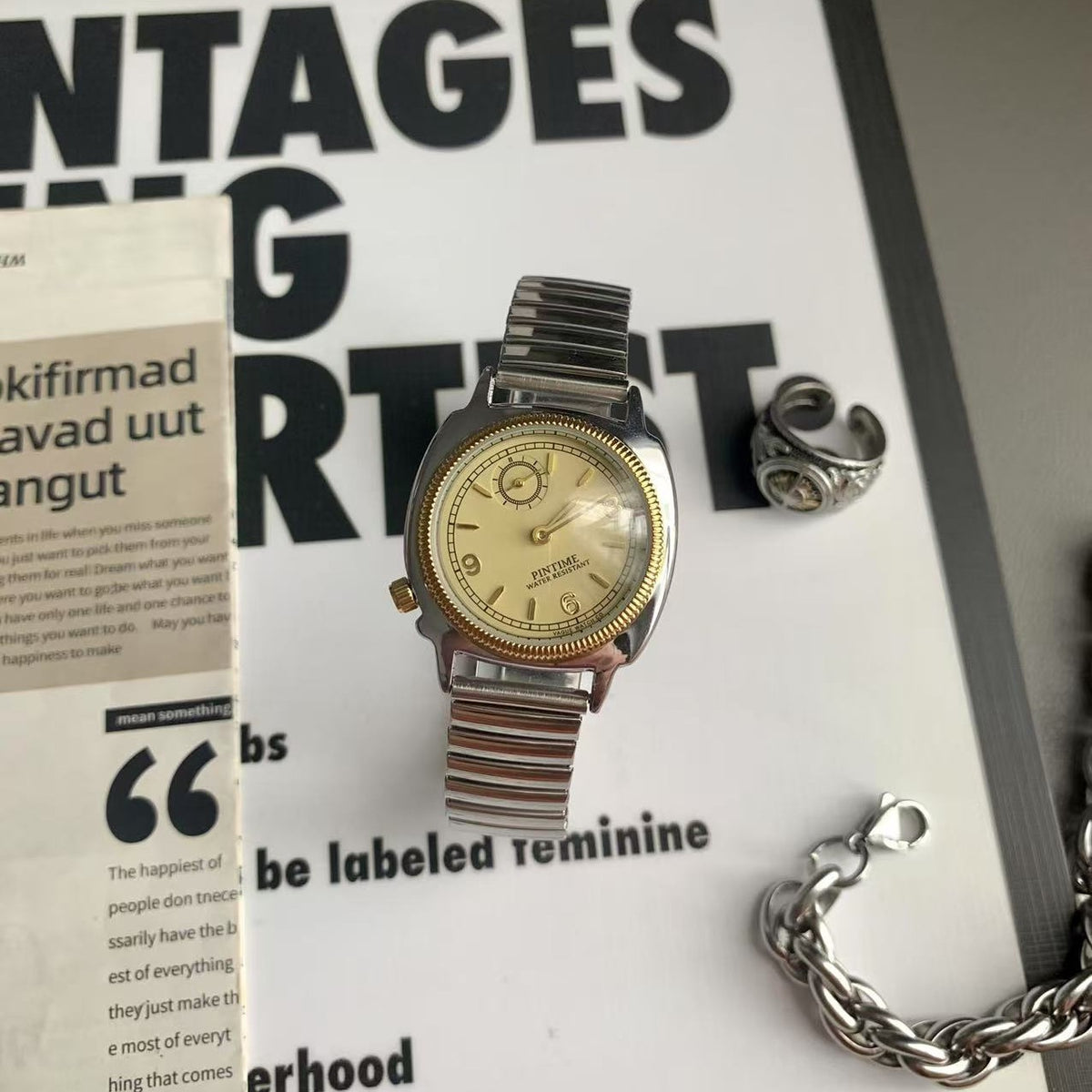 Retro-Style Quarz-Uhr für Männer – Bild 2 | LuxeStyle