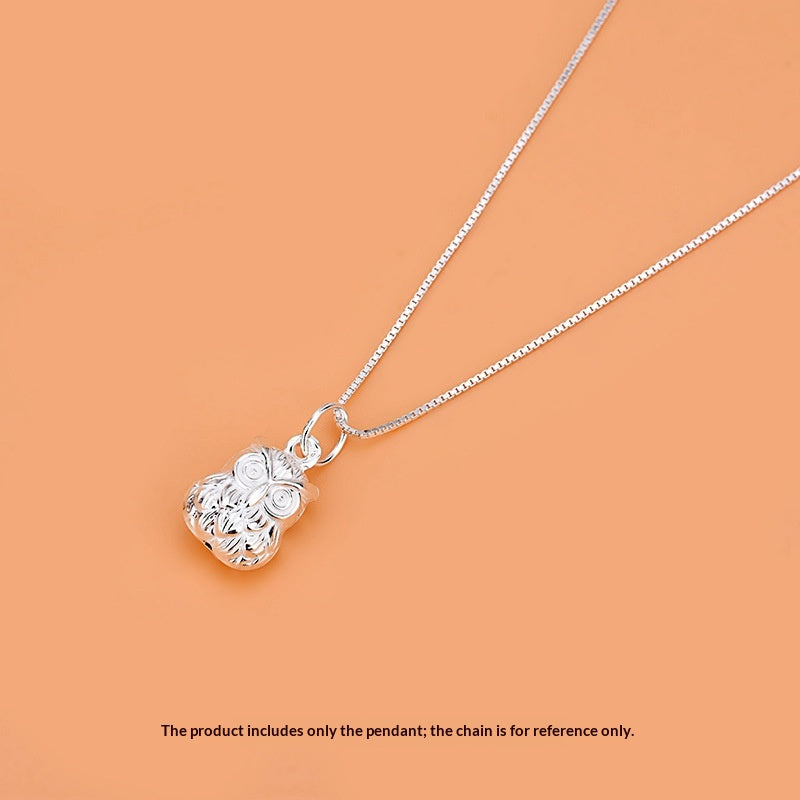 Sterlingsilber Anhänger mit Eule
