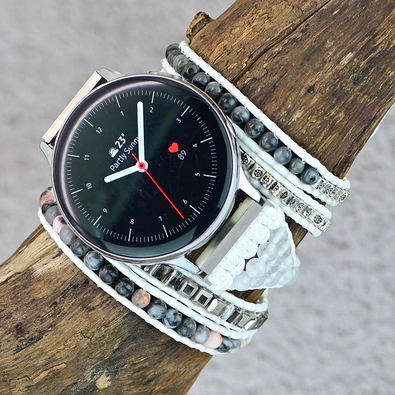 Boho Wachsseil-Armband für Smartwatches – Bild 4 | LuxeStyle