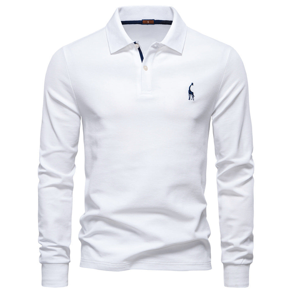 Langarm Polo-Shirt für Herren – Bild 5 | LuxeStyle