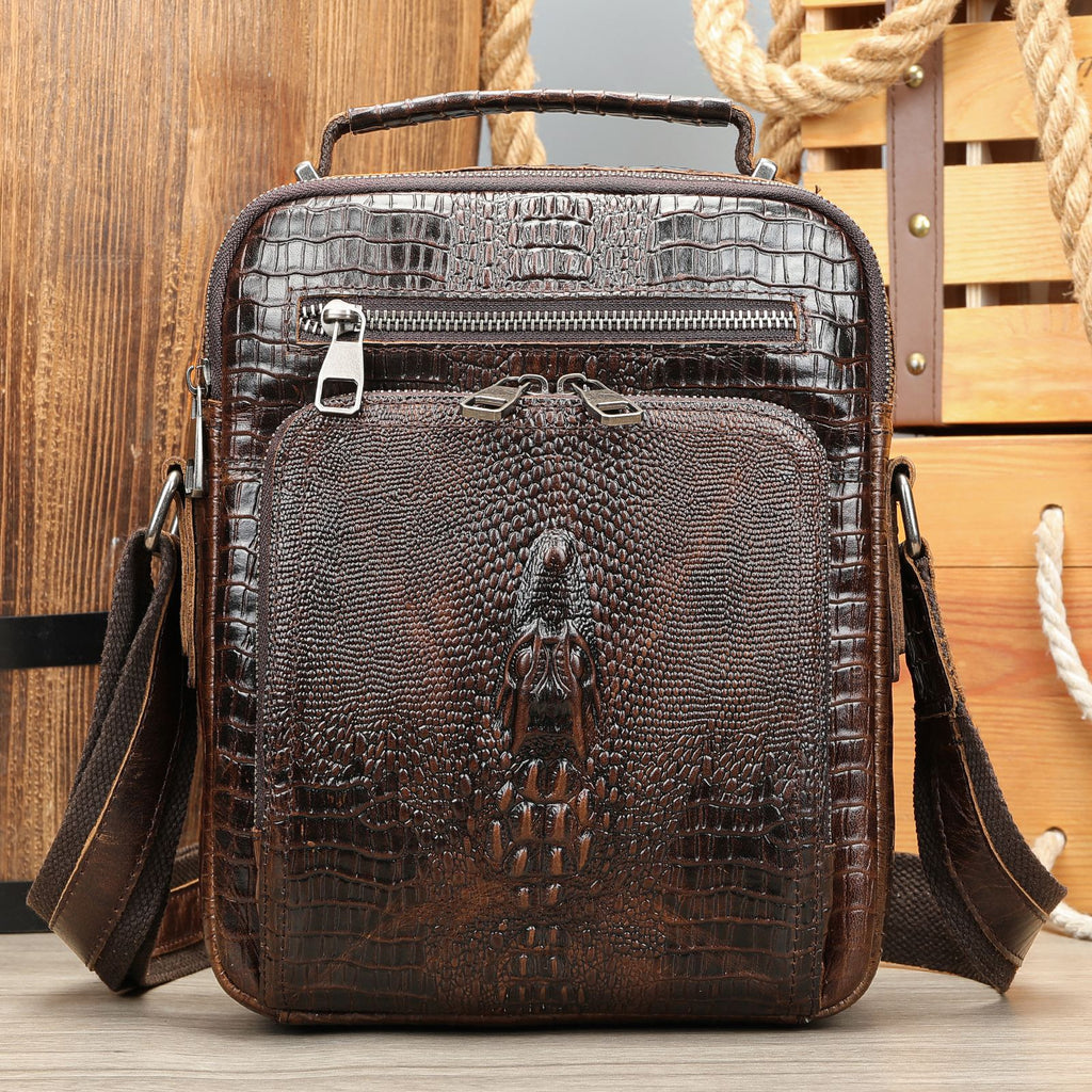 Umhängetasche Vintage Crazy Horse Leder