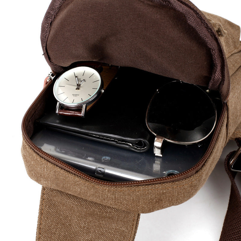 Brusttasche Canvas – Bild 2 | LuxeStyle