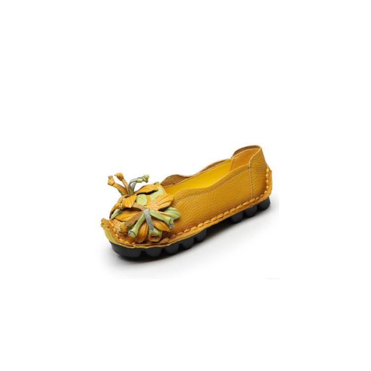 Flache Loafers aus echtem Leder – Bild 3 | LuxeStyle