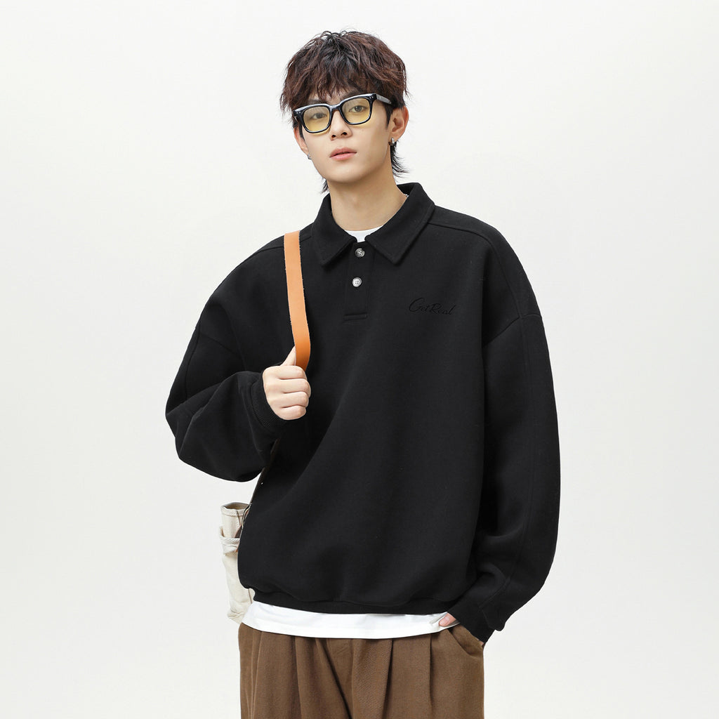 Retro-Pullover mit langen Ärmeln