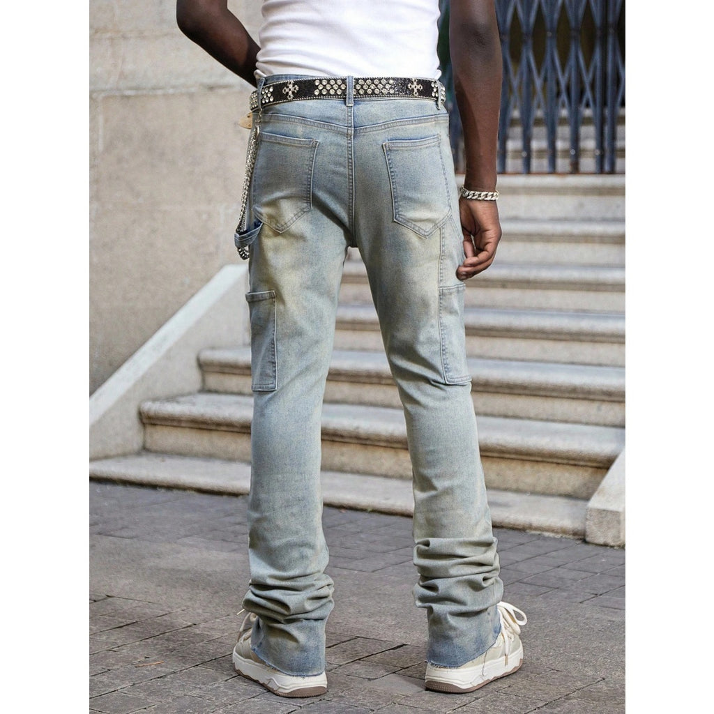 Stretch-Hosen für Herren, schmal geschnitten