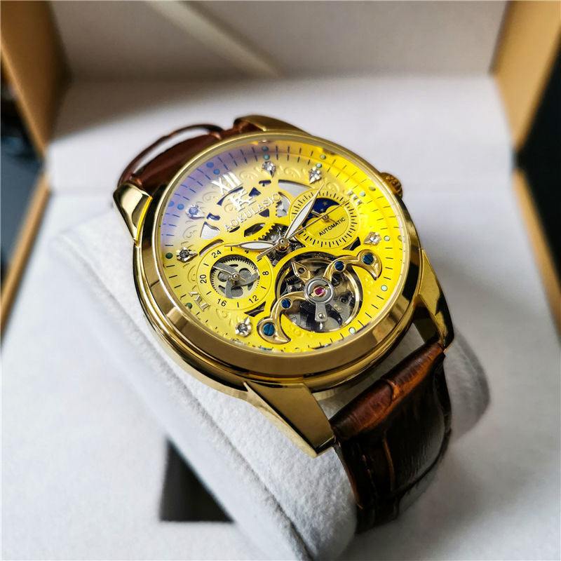 Automatische Vintage-Uhr Herren wasserdicht leuchtend