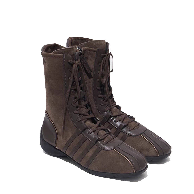 Vintage Knight Ankle Boots für Damen
