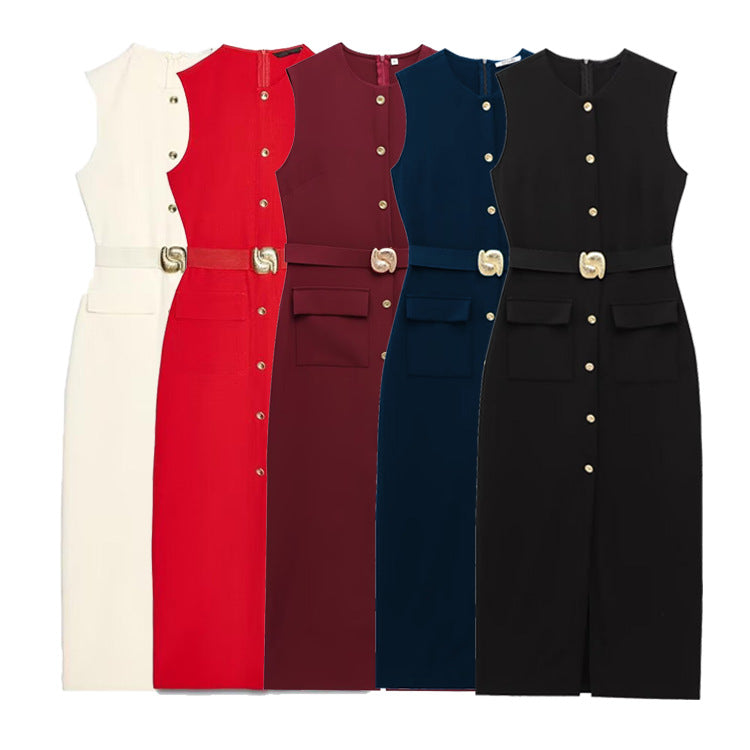 Ärmelloses Kleid im American-Stil – Bild 8 | LuxeStyle