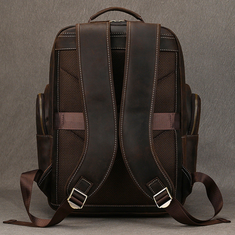 Retro-Lederrucksack für Herren