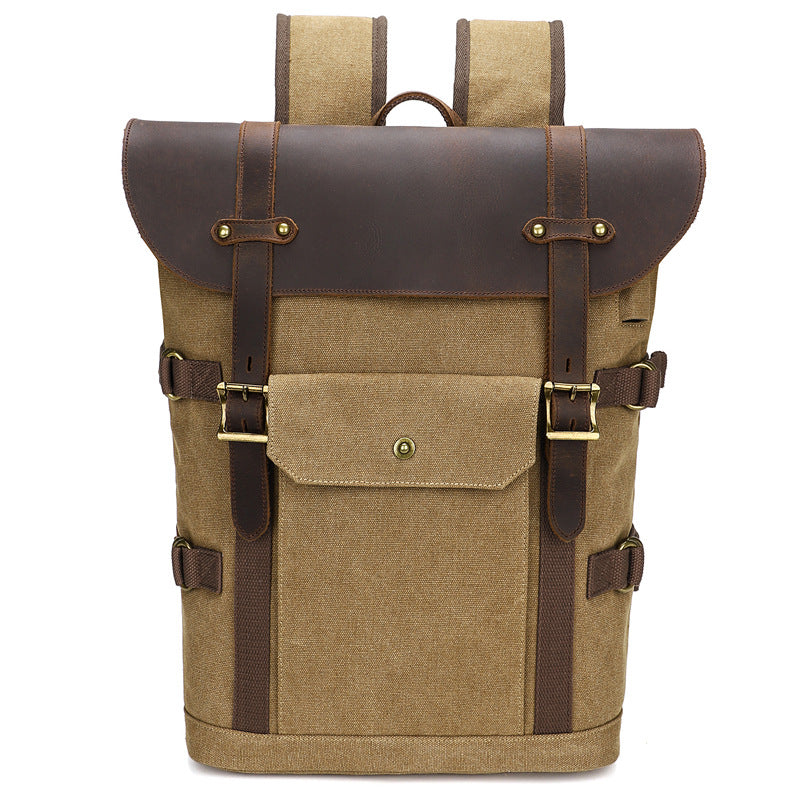 Canvas Rucksack mit USB-Ladefunktion | LuxeStyle