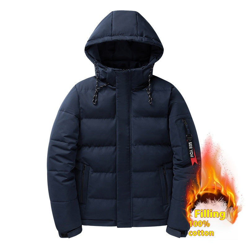 Herren-Parka aus Polyesterfaser, gefüttert – Bild 3 | LuxeStyle