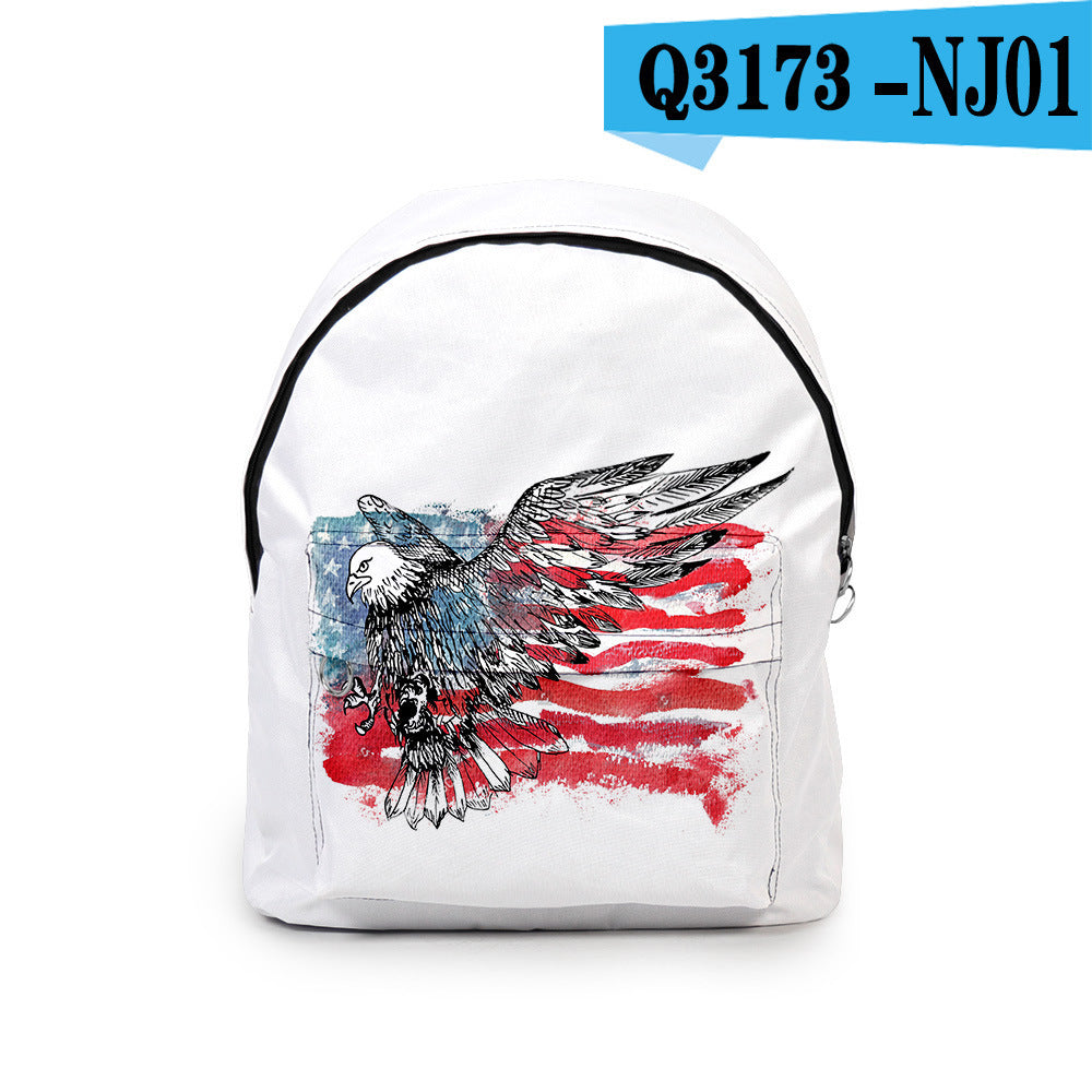 Rucksack aus Oxford-Stoff mit 3D-Digitaldruck – Bild 7 | LuxeStyle