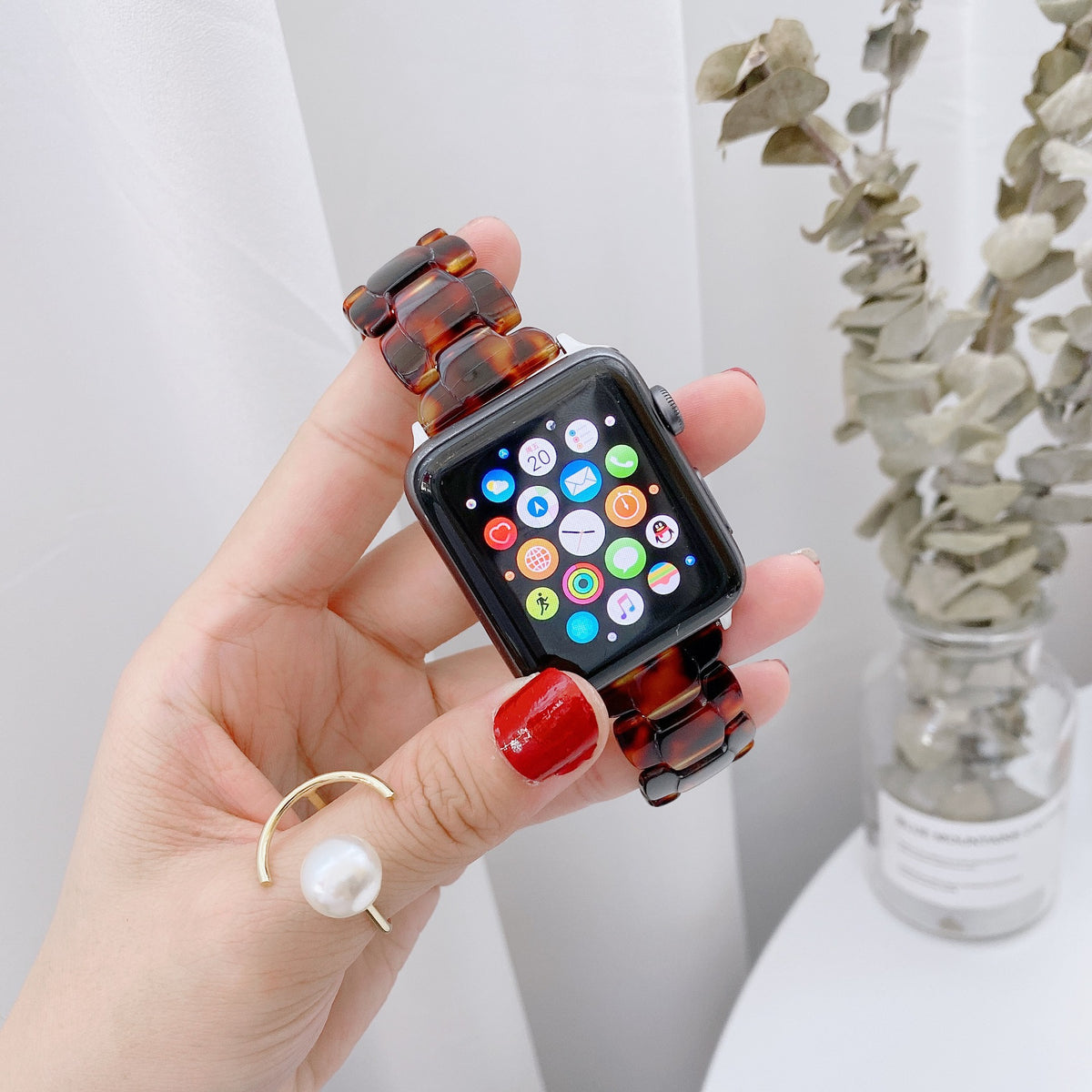 Smart Watch Ovales Harzarmband – Bild 4 | LuxeStyle