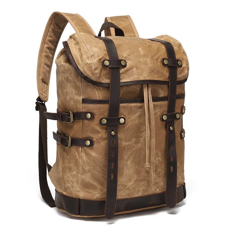 Leisure Travel Bag aus Canvas mit Kuhleder – Bild 10 | LuxeStyle
