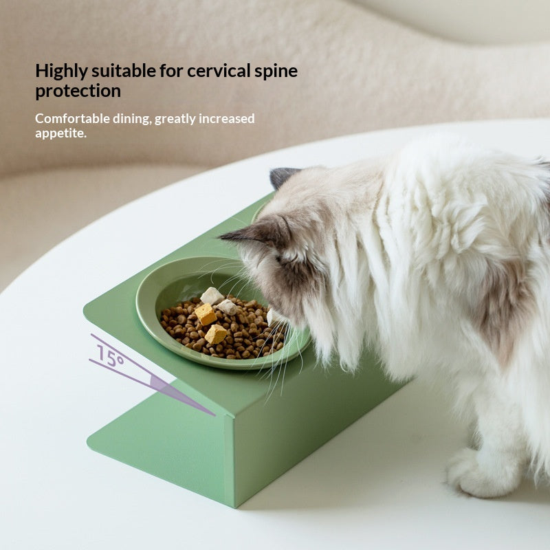 Erhöhter Keramiknapf für Katzen & Hunde