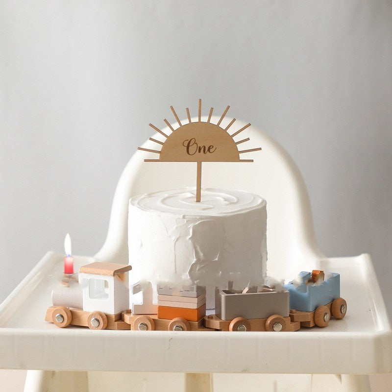 Holz-Geburtstagszug für Babys & Kleinkinder – Bild 10 | LuxeStyle