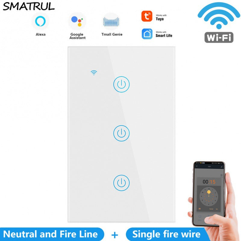 Zero Fire Universal WLAN Touch-Wandschalter – Ansicht 2
