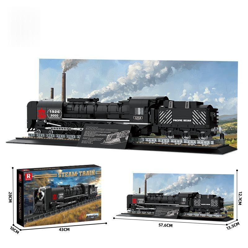 Dampfzug & Schnellzug Modell Bausteine