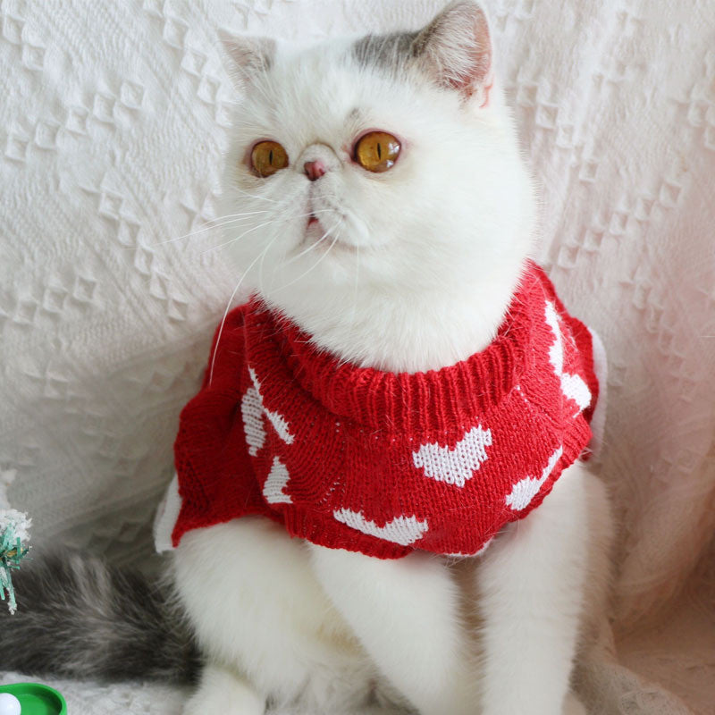 Roter Prinzessinnenpullover für Hunde – Bild 2 | LuxeStyle