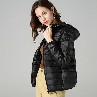 Daunenmantel Slim-Fit