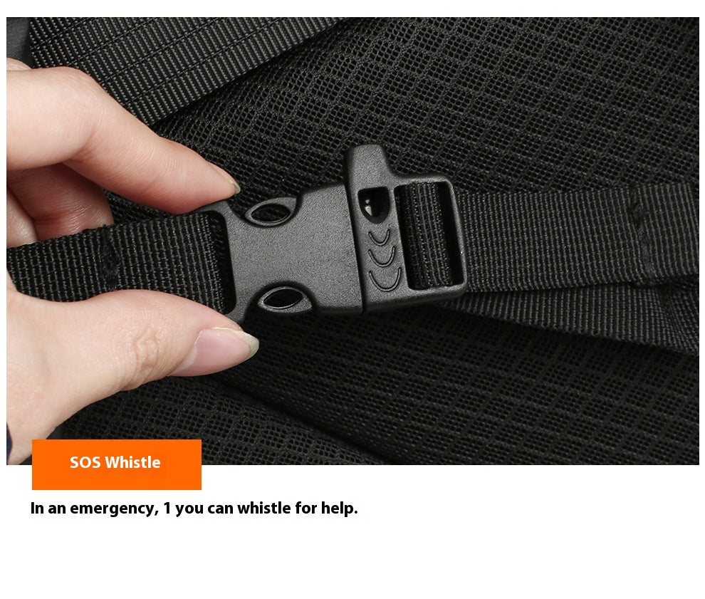 Rucksack mit geschwungener Kante