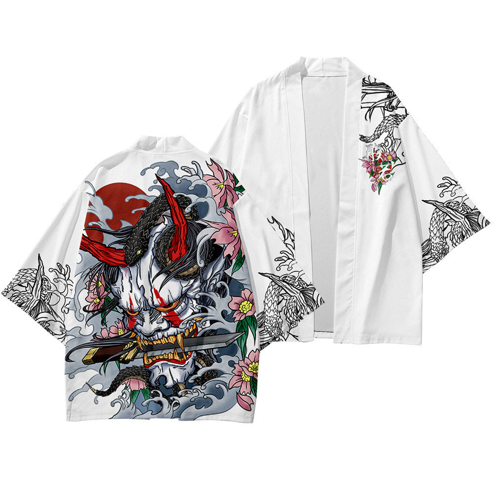 Kimono Cardigan mit Dreiviertelärmeln – Bild 3 | LuxeStyle