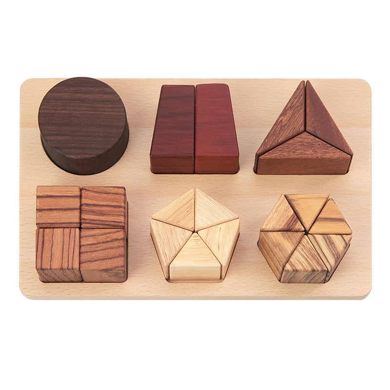 Geometrisches Holzpuzzle – Bild 10 | LuxeStyle