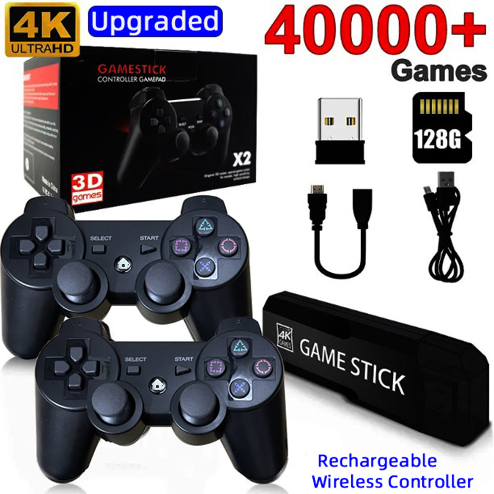 Wiederaufladbares Retro-Game-Set mit 2 Controllern