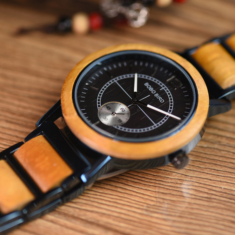 Holz-Armbanduhr klassisch