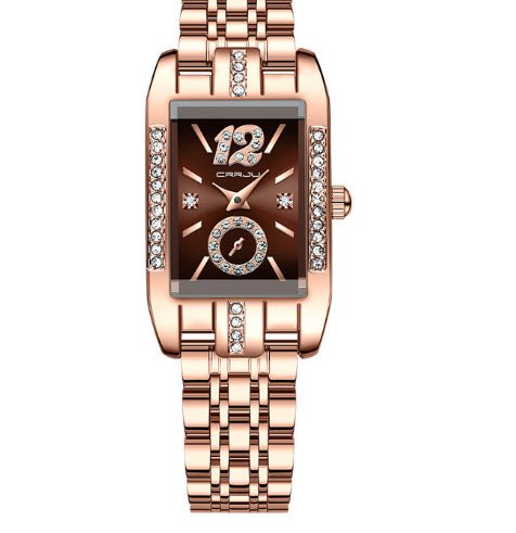 Elegante Business-Damenuhr mit Quarzwerk