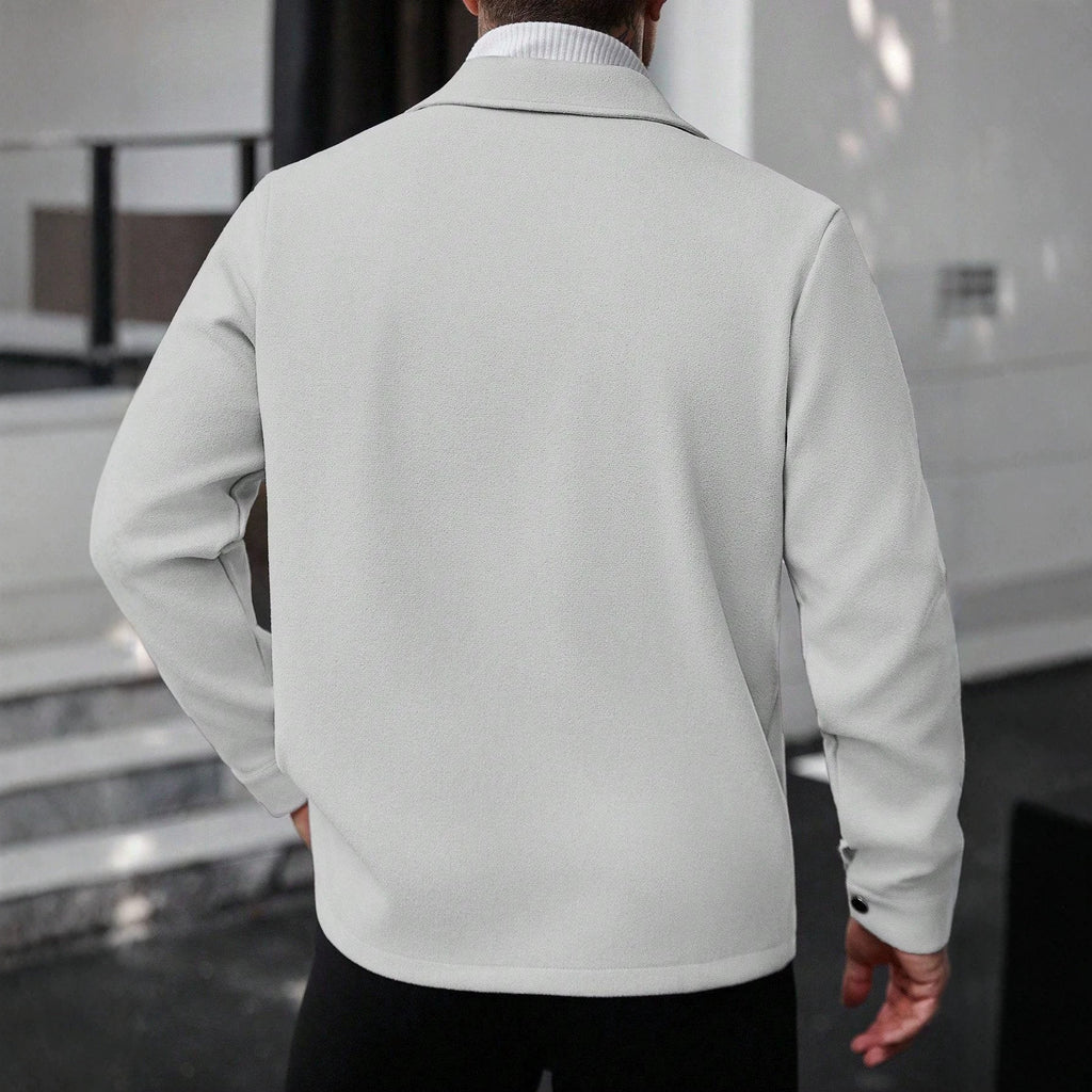 Wolljacke für Herren mit Taschen